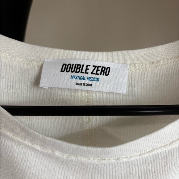 Double Zero Long Ruffle Top - Picture 2 of 4